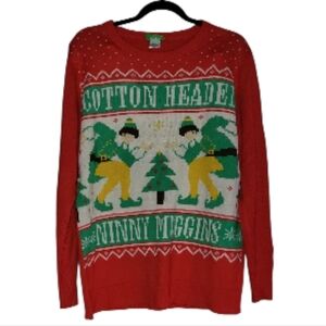 ELF Red Festive Crewneck Sweater